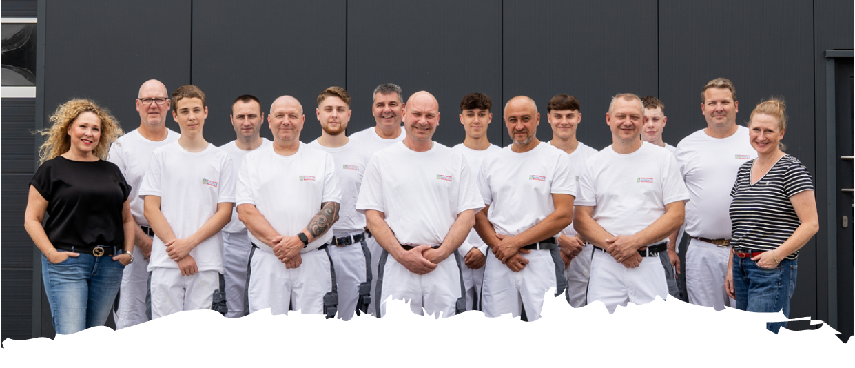 Team des Malerbetriebs Kuhlmann & Westfechtel in Senden.